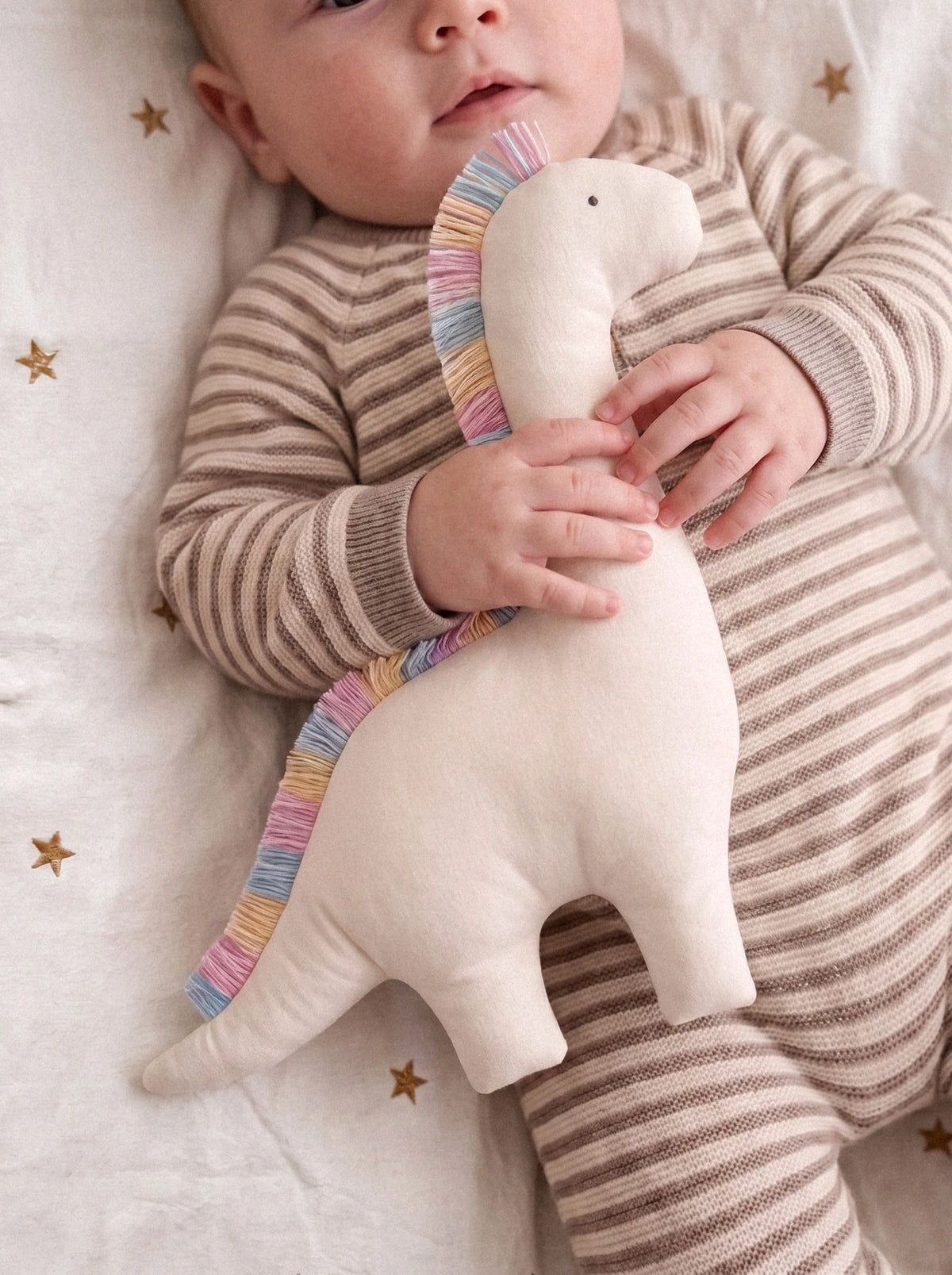 Rainbow Brontosaurus Plush