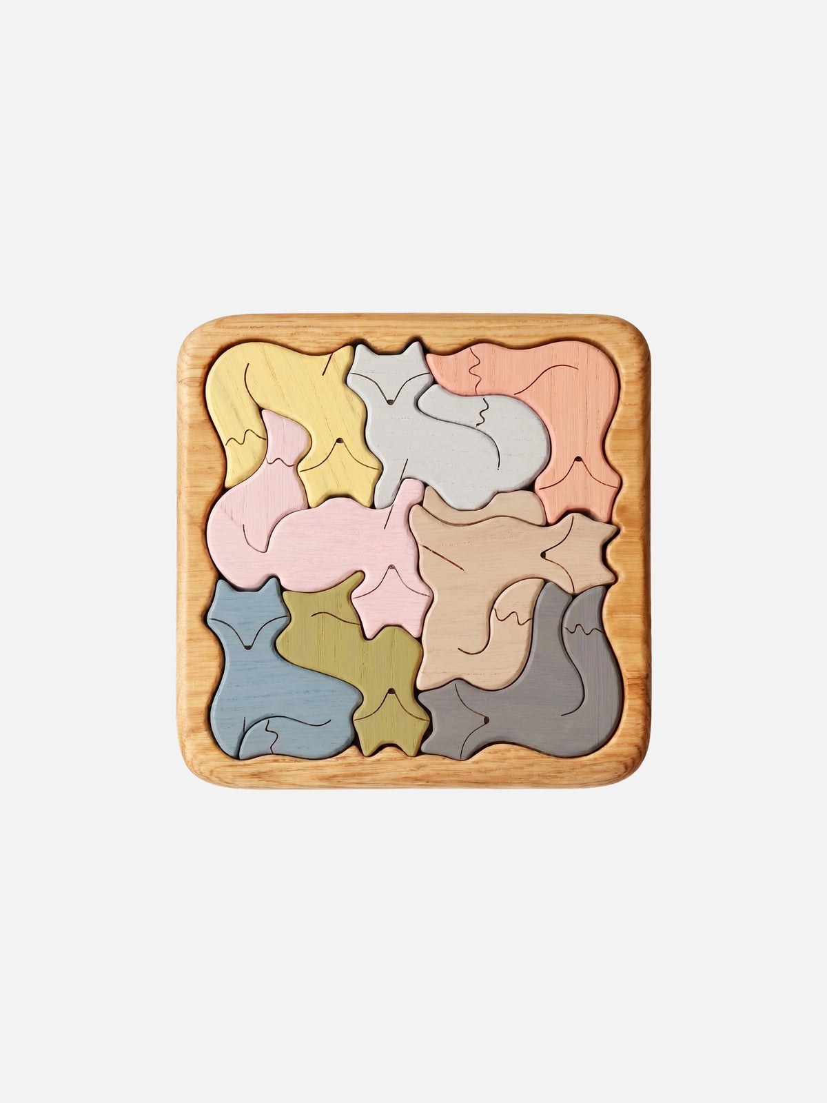 Puzzle con animali del bosco
